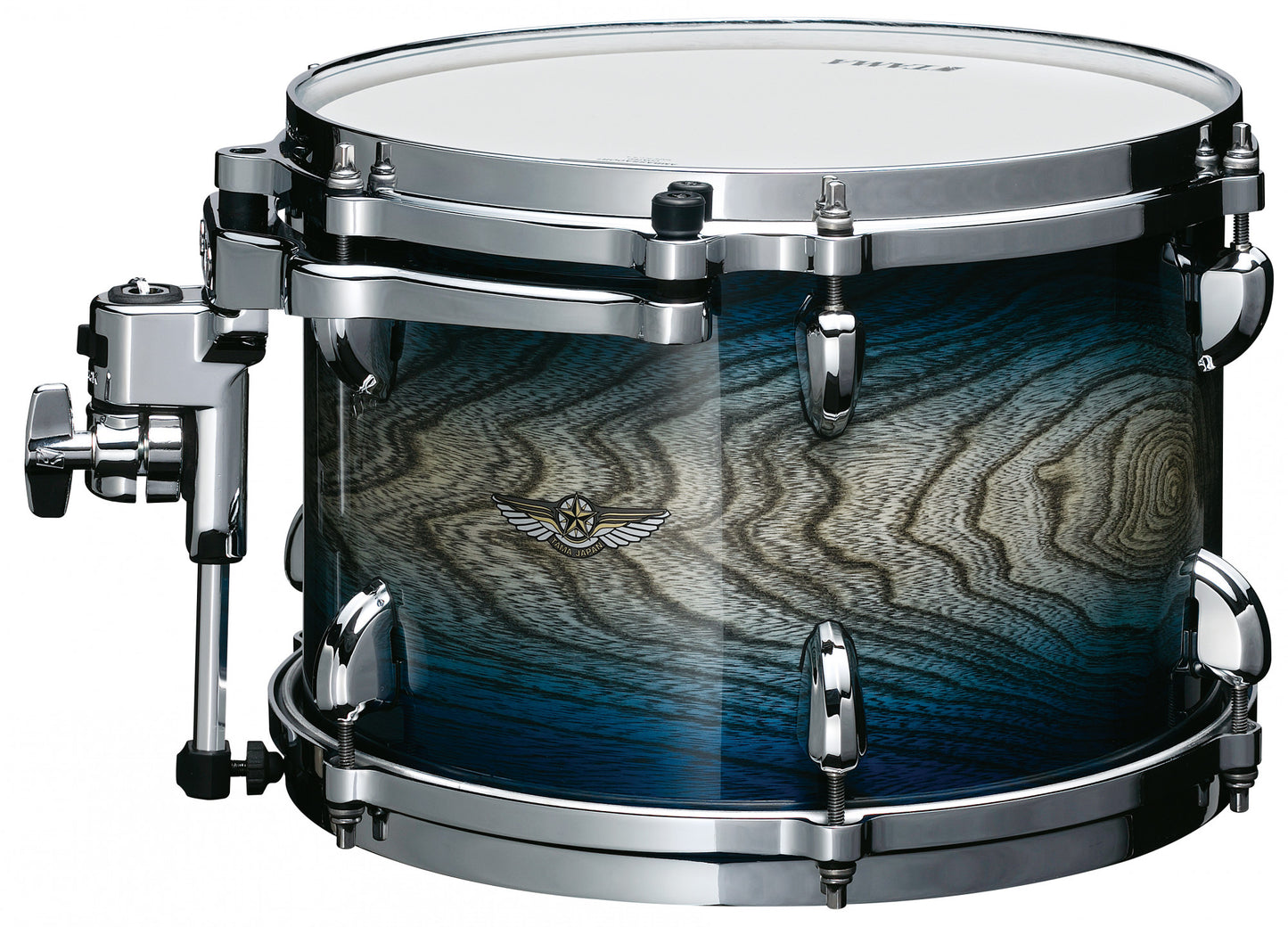 TAMA STAR Walnut Rack Tom 8" x 7" - Indigo Japanese Sen Burst/Chrom HW