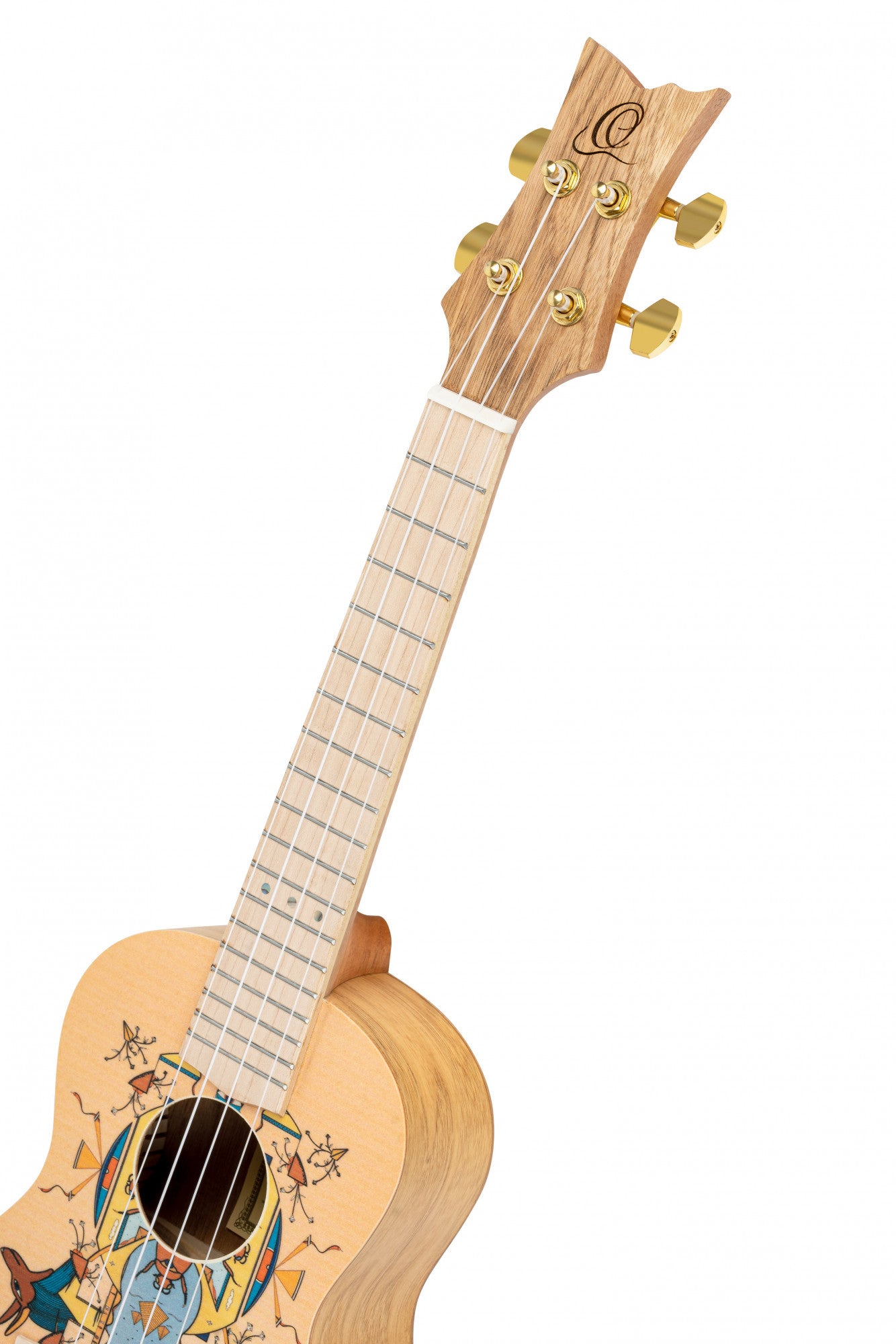 ORTEGA Art Serie Konzert Ukulele 4 String - Spruce / Catalpa Egypt