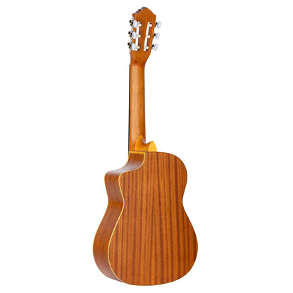 ORTEGA Requinto Series Pro 1/2 Acoustic Guitar 6-String - Natural + Gig Bag