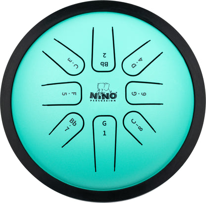 NINO Percussion Steel Tongue Drum - Mint Green