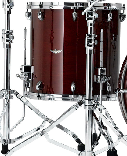 TAMA STAR Walnut Floor Tom 18" x 16" - Red Burgundy Walnut/Chrom HW