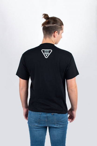 Tama t-shirt in black with "Hyperdrive" front- and backprint