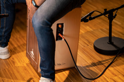 ORTEGA Performer Serie Cajon Lefty - Walnut / Baltic Birch Natural