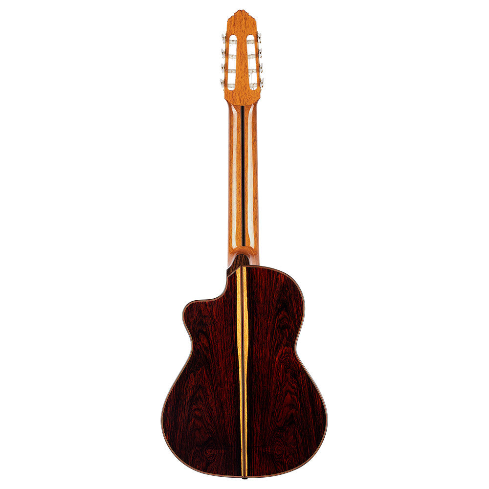 ORTEGA Javier Reyes Signature Konzertgitarre 4/4 8-Saiter Made in Spain - Natur inkl. Koffer