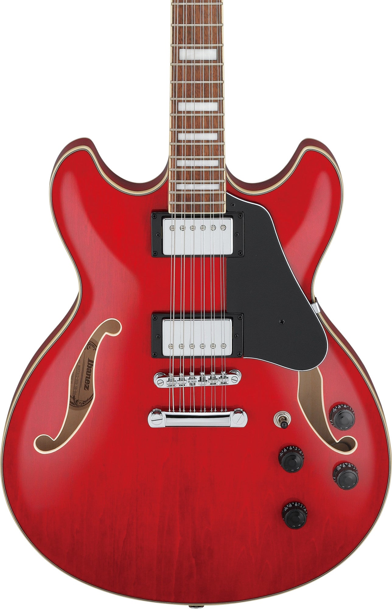 IBANEZ Artcore AS Hollow Body Guitar 12-String - Transparent Cherry Red