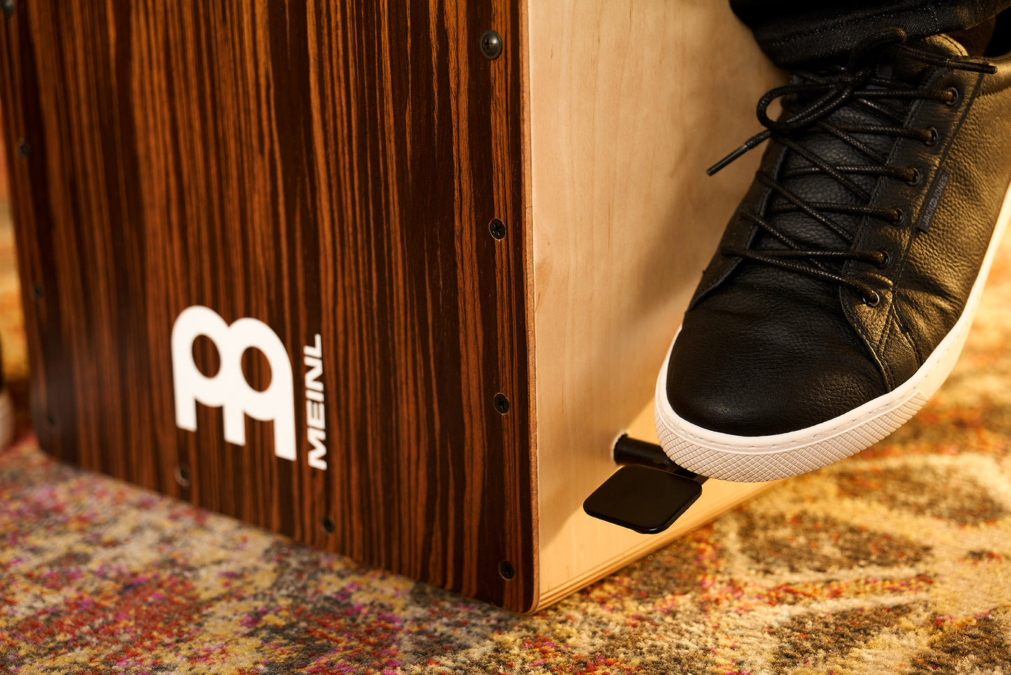 MEINL Percussion Bass Series Ebony Bass Foot Switch Cajon