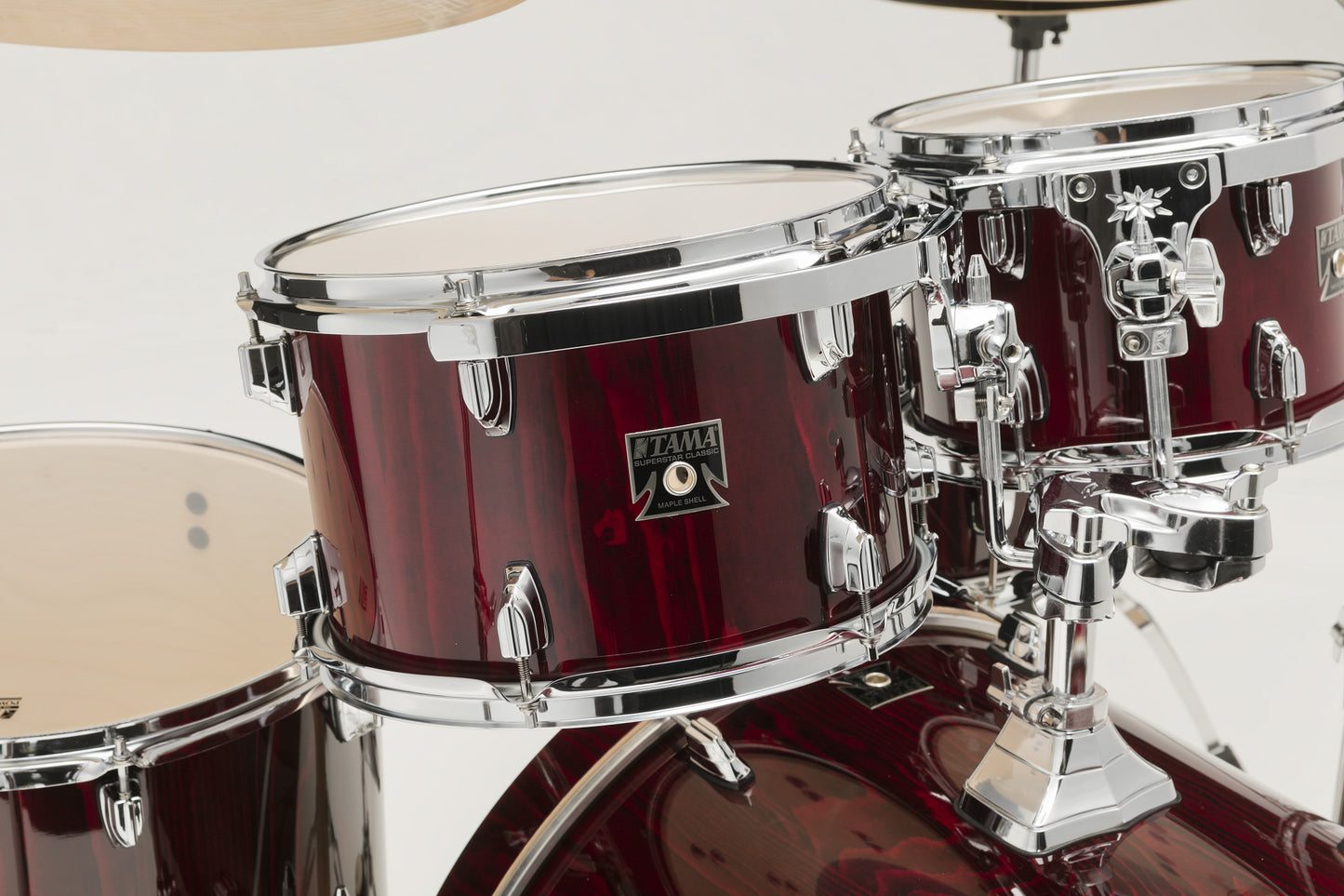 TAMA Superstar Classic Shell Kit 7 teilig - Gloss Garnet Lacebark Pine/Chrom HW