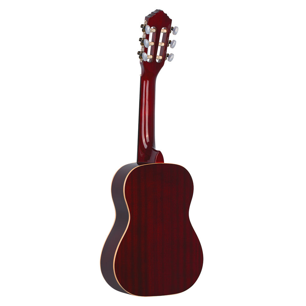 ORTEGA Family Series 1/4 Classical Guitar 6 String - Wine Red + Gigbag