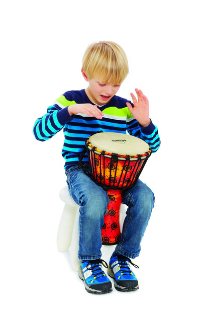 NINO Percussion Rope Tuned Synthetic Djembe 8" - Sunshine