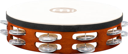 MEINL Percussion Traditional Wood Series Headed Tambourine - 10"