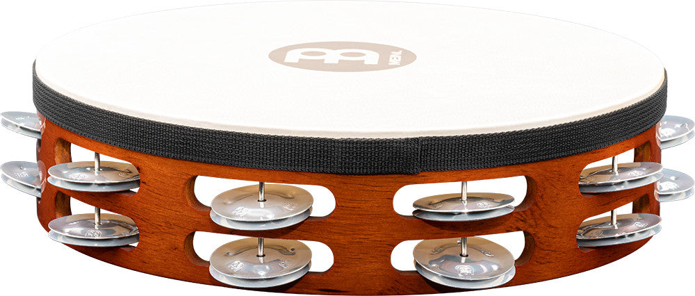MEINL Percussion Traditional Wood Series Headed Tambourine - 10"