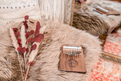 Meinl Sonic Energy Solid "Tree of Life" Kalimba - 10 Töne / schwarzes Walnussholz