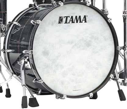 TAMA STAR Bubinga Bass Drum 22" x 16" - Pewter Blue Australian Acacia/Chrome HW/Drum Hoop Matched/with Inlay (outside)