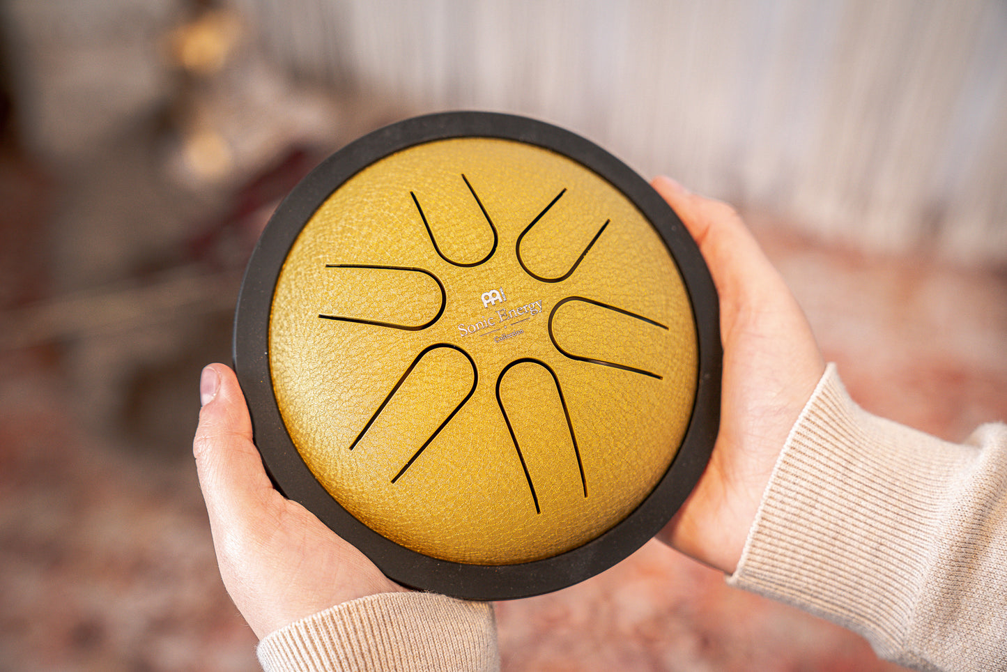 MEINL Sonic Energy Mini Steel Tongue Drum 6" - H Dur/6 Töne/440 Hz - Gold