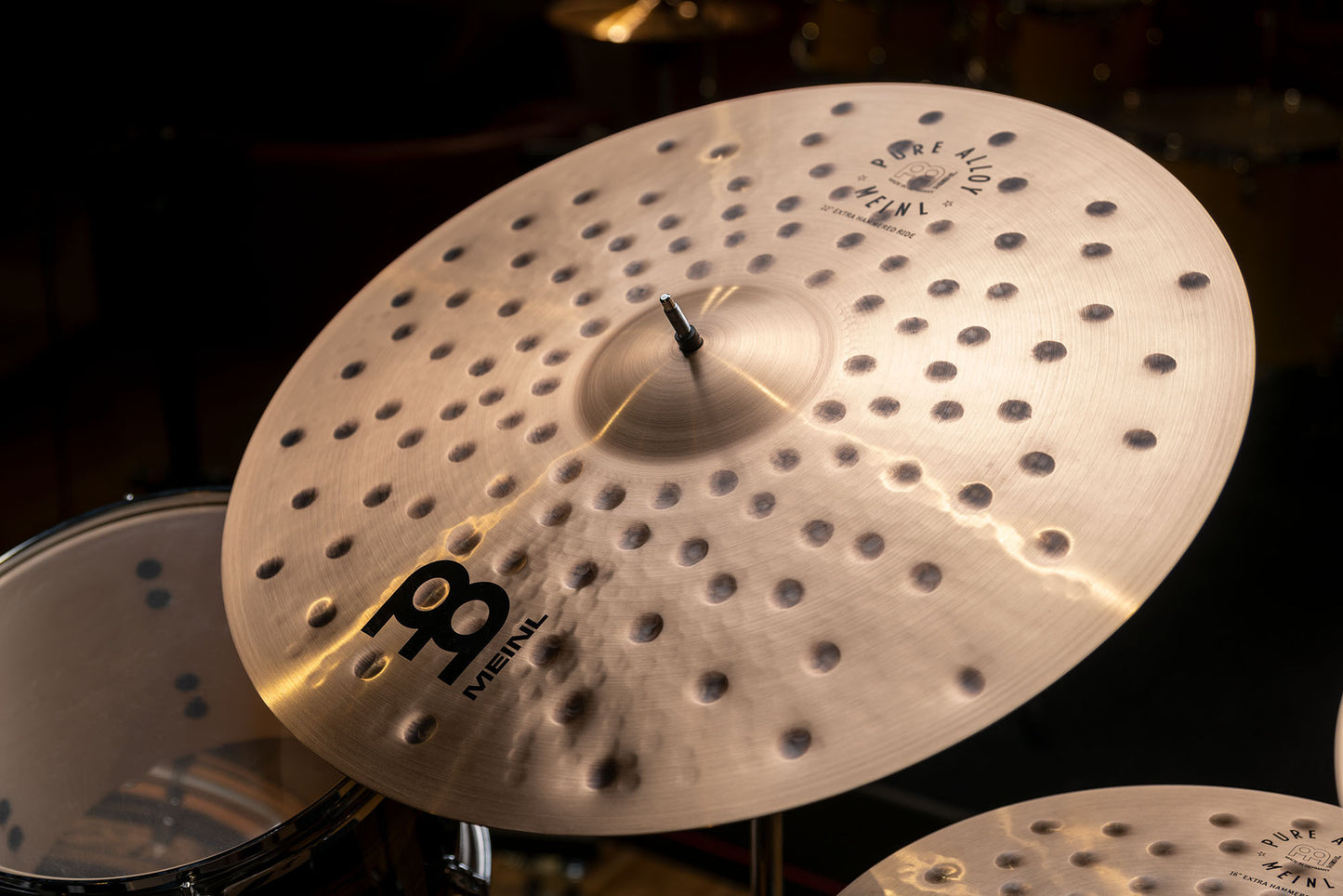 MEINL Cymbals Pure Alloy Extra Hammered Ride - 22"