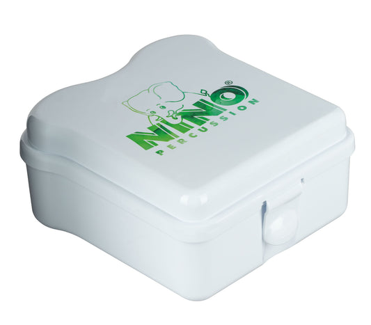 NINO Percussion Sandwichbox weiß - Klick-Verschluss - 0,6 L - BPA-frei