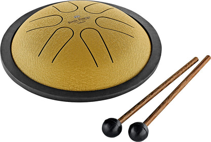 MEINL Sonic Energy Mini Steel Tongue Drum 6" - H Dur/6 Töne/440 Hz - Gold