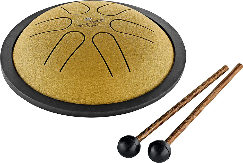 MEINL Sonic Energy Mini Steel Tongue Drum 6" - H Dur/6 Töne/440 Hz - Gold