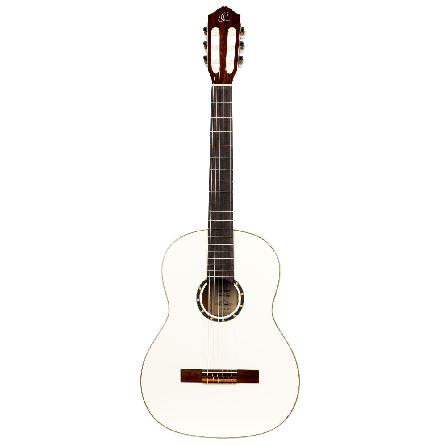 ORTEGA Family Series 4/4 Slim Neck Konzertgitarre 6 String - Weiß + Bag