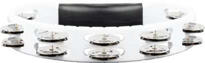 MEINL Percussion Headliner® Series Molded ABS Dual-Row Tambourine - White