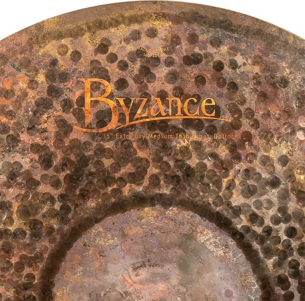 MEINL Cymbals Byzance Extra Dry Medium Thin Hihat - 15"