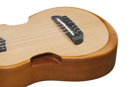 IBANEZ AU Piccolo Gitarre 6-String - Open Pore Natural + Gigbag