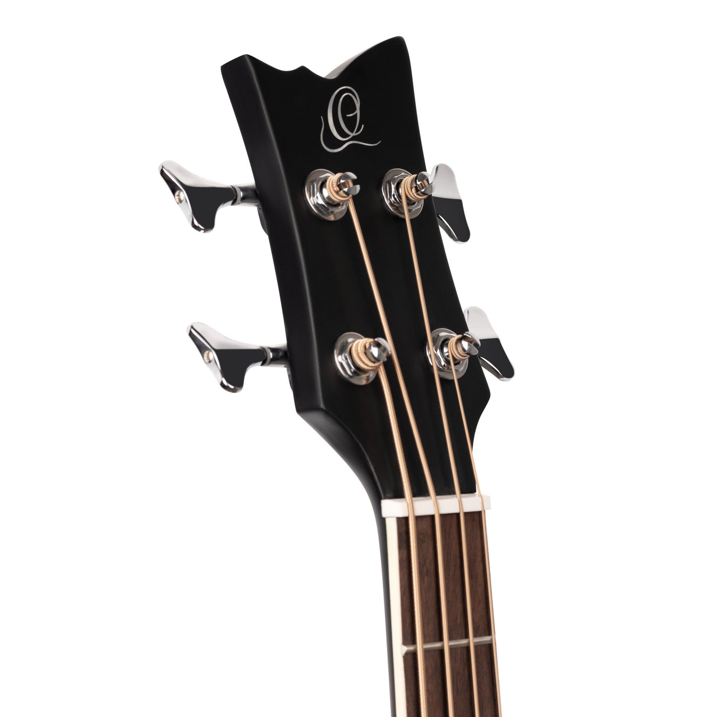 ORTEGA Deep Series 7 Medium Scale Acoustic Bass 4 String - Spruce / Mahogany Satin Black