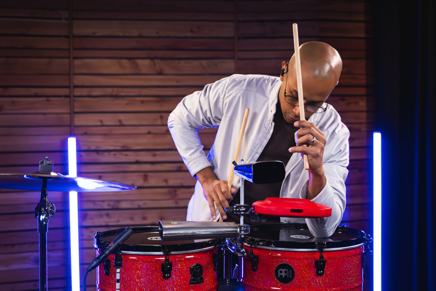 MEINL Percussion Artist Series Manolito Rodriguez Timbales - 14" + 15"