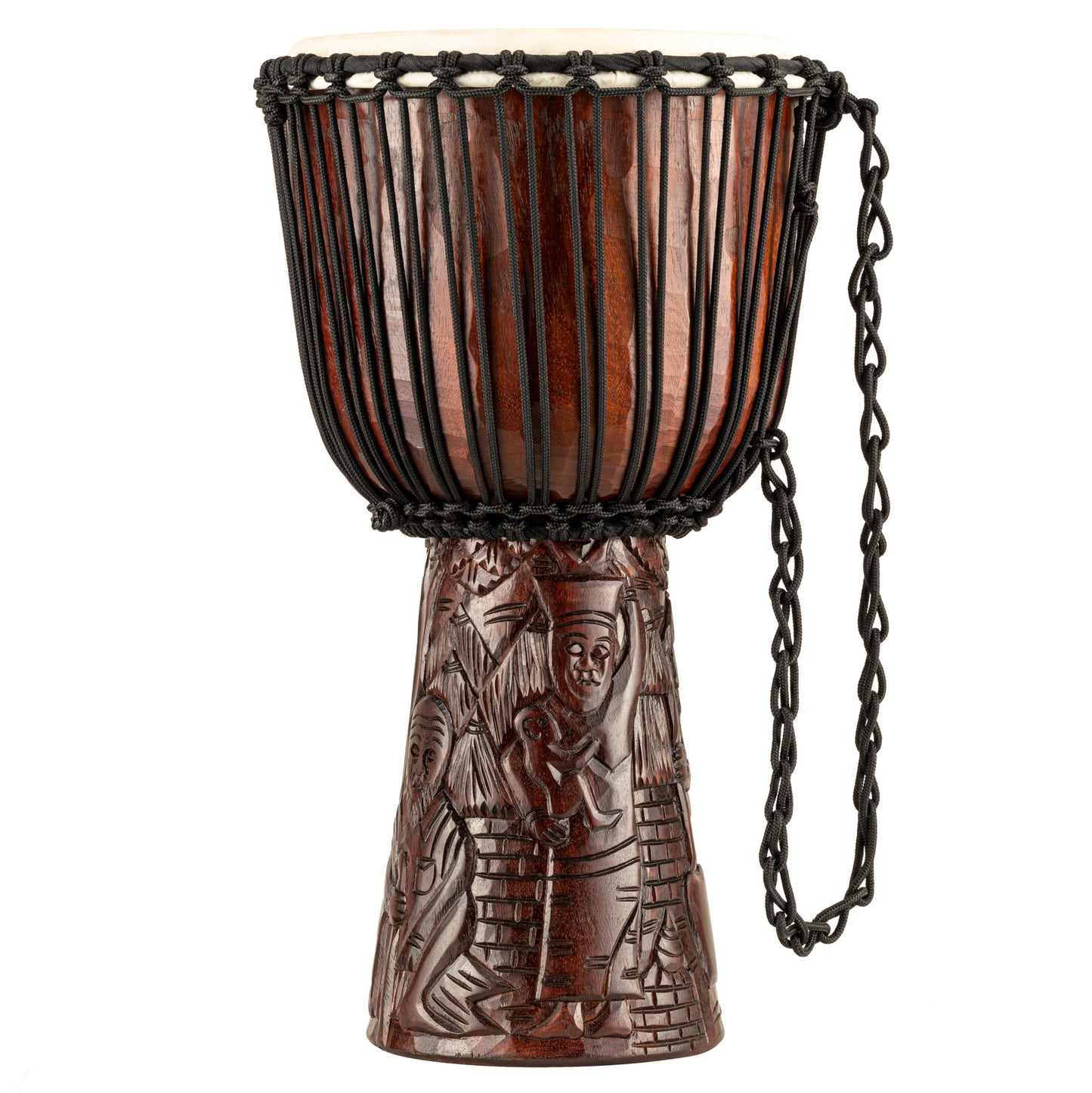 MEINL Percussion Professional African Style Djembe 10" - Village Carving