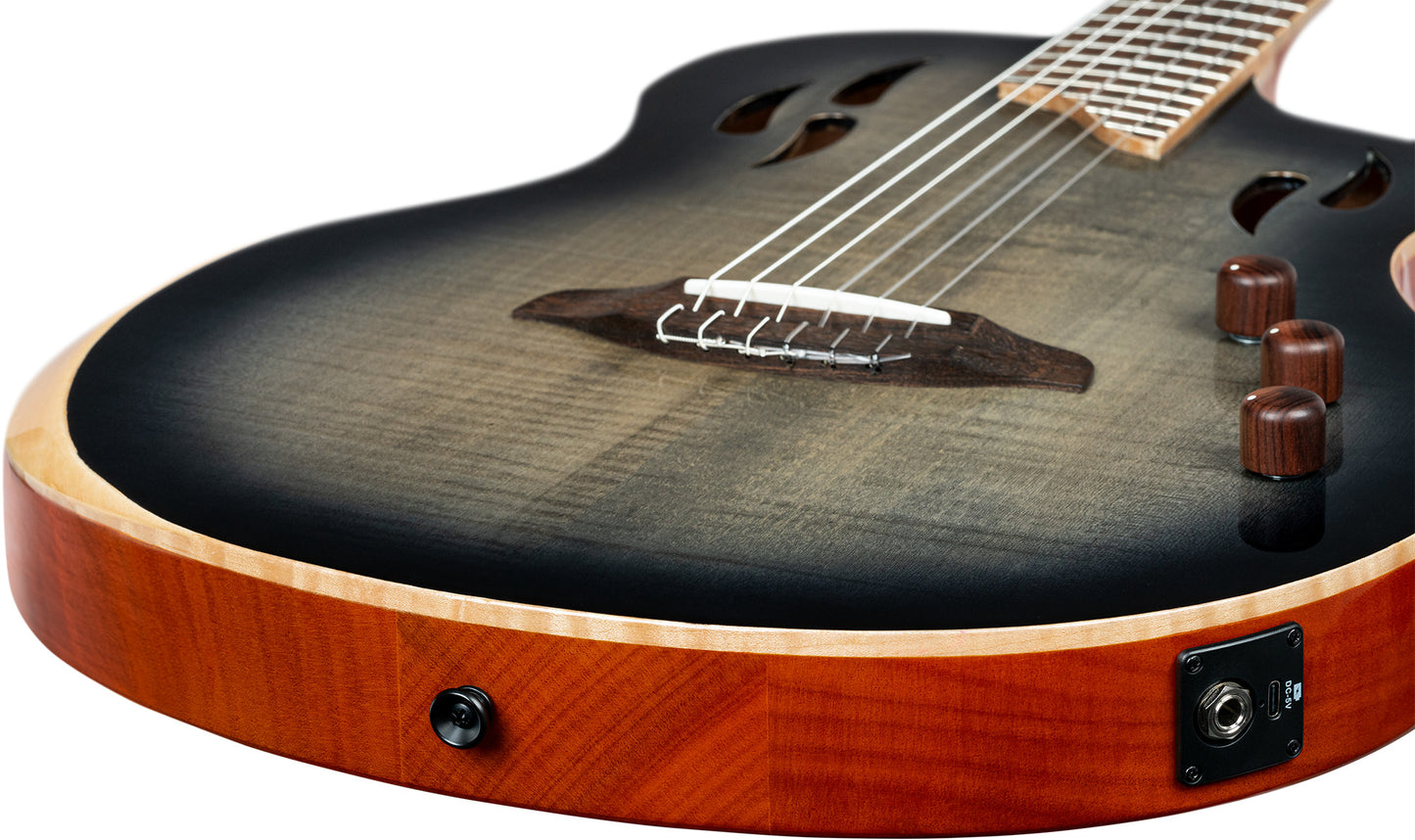 ORTEGA TourPlayer Series 4/4 Größe Nylonsaitengitarre 6-String + Pro Gigbag