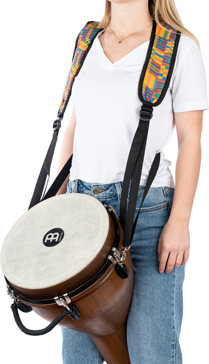 MEINL Percussion Designer Djembe Strap - Kenyan Quilt