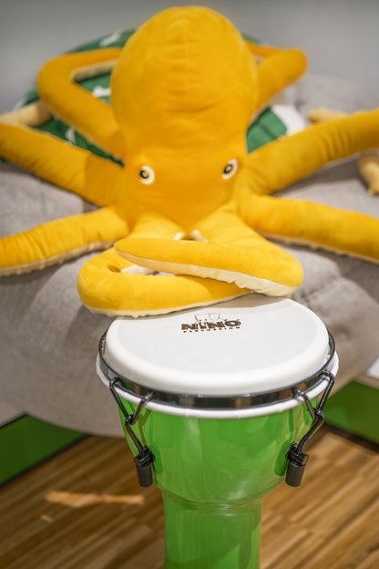 NINO Percussion Synthetic Djembe 8" - Green
