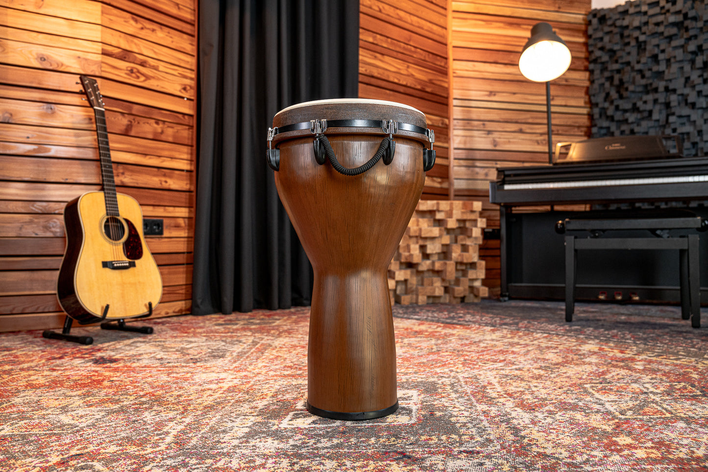 MEINL Percussion Jumbo Djembe 14" - Barnwood