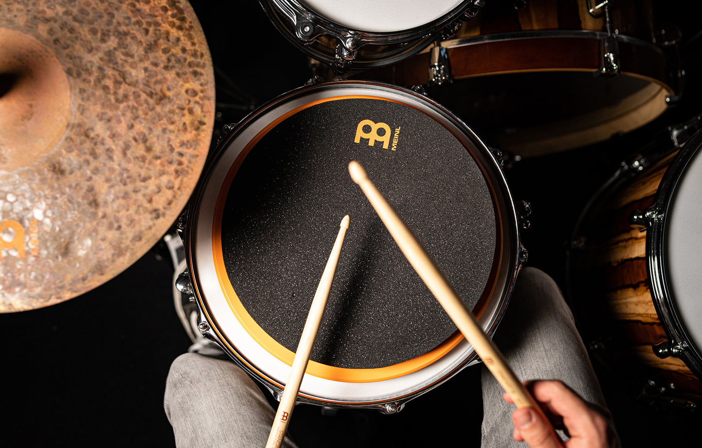 MEINL Cymbals Marshmallow Practice Pad 12" - Orange