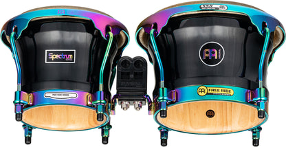 MEINL Percussion Marathon Spectrum Series Bongo 7" Macho &  8 1/2" Hembra - Phantom Black