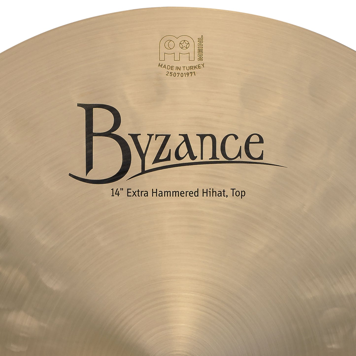 MEINL Cymbals Byzance Traditional Extra Hammered Hihat - 14"
