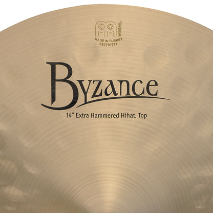MEINL Cymbals Byzance Traditional Extra Hammered Hihat - 14"