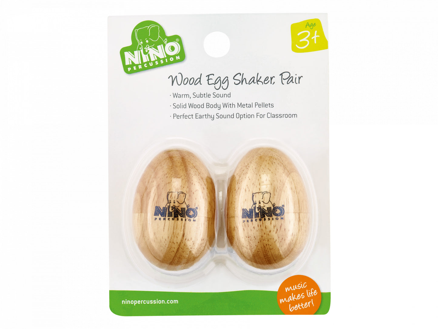 NINO Percussion Wood Egg Shaker