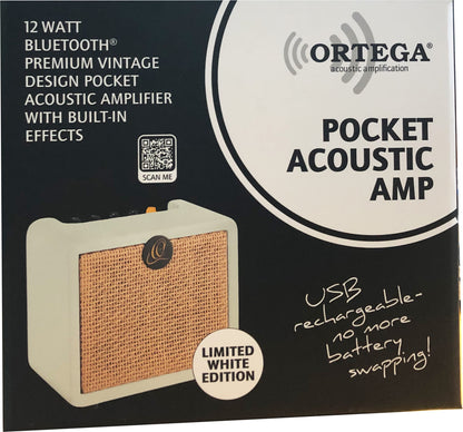 ORTEGA Amplification Series Bluetooth-Verstärker/Lautsprecher mit Effekten – 12 Watt