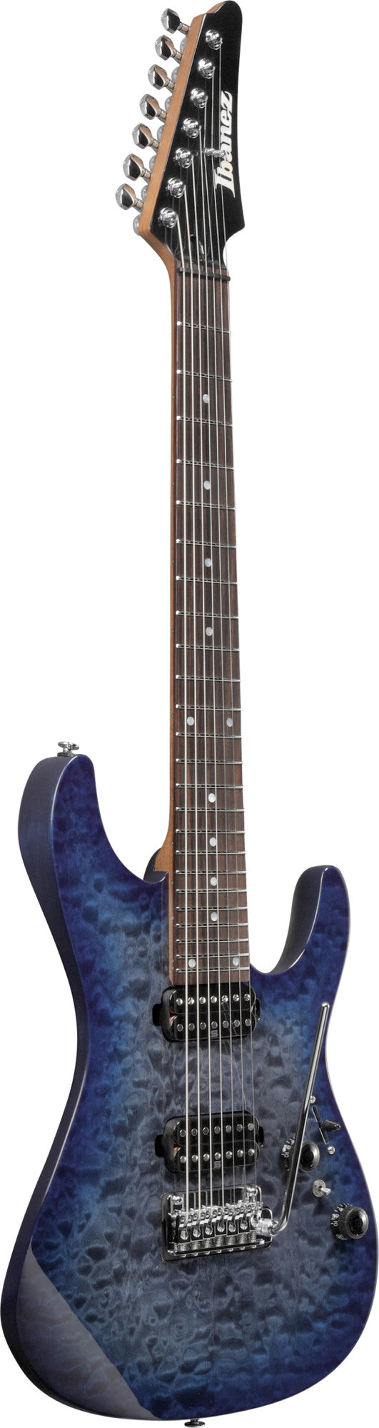 IBANEZ Premium AZ E-Gitarre 7-String - Twilight Blue Burst + Gigbag