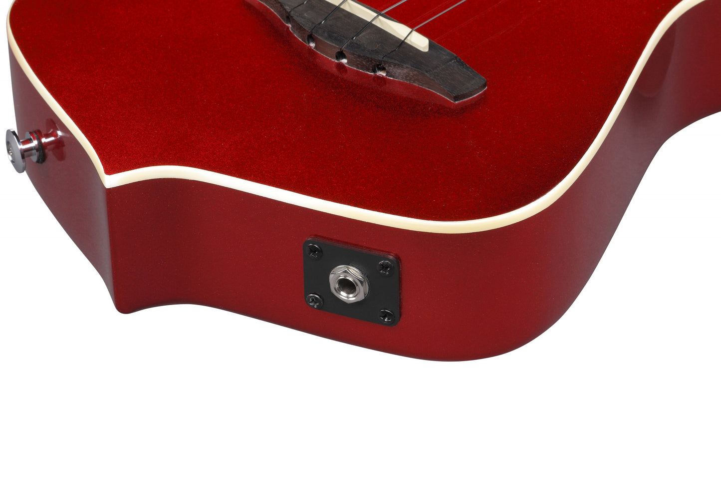 IBANEZ Iceman Tenor Ukulele 4-String - Candy Apple + Gig Bag