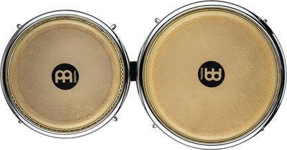 MEINL Percussion Woodcraft Serie Wood Bongo 7" Macho / 8 1/2" Hembra - Vintage Black/Chrom HW