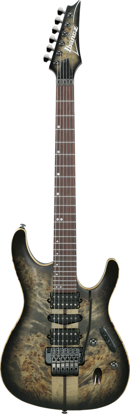 IBANEZ Premium S E-Gitarre 6-String - Charcoal Black Burst + Gigbag