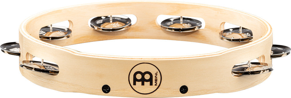 MEINL Percussion Artisan Edition Series Single-Row Wood Tambourine - 10"