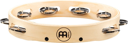 MEINL Percussion Artisan Edition Series Single-Row Wood Tambourine - 10"