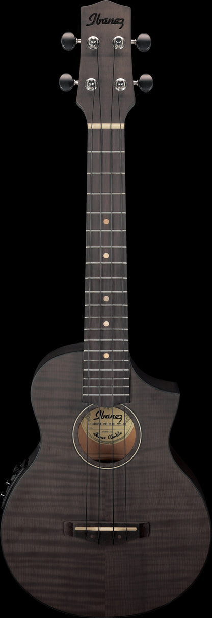 IBANEZ UEW Concert Ukulele 4-String - Black Ice Flat