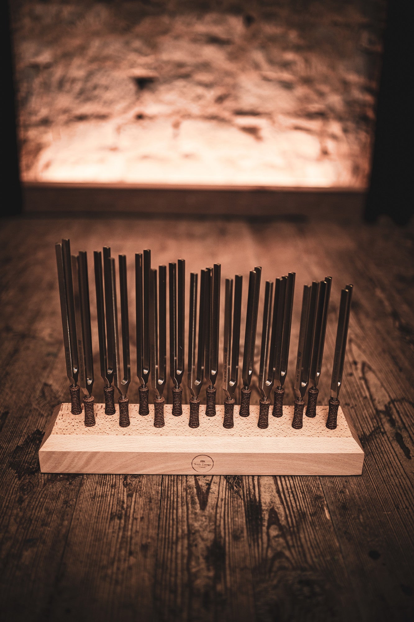 MEINL Sonic Energy Planetary Tuned Therapy Tuning Fork Set - 16 pcs.
