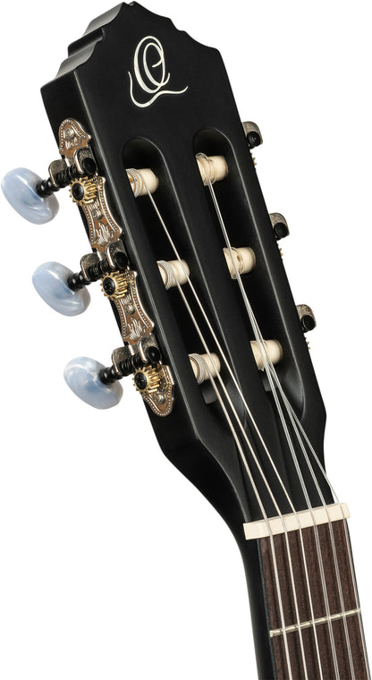 ORTEGA Family Series 3/4 Konzertgitarre 6-String - Satin Black + Gigbag