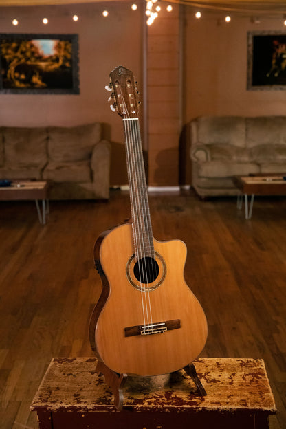 ORTEGA Performer Series 4/4 Konzertgitarre 6-String - Natural + Gigbag