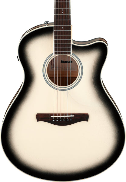 IBANEZ Advanced Acoustic AAM Acoustic Guitar 6-String - Transparent Panda High Gloss